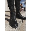 Pánské stylové boty v černé barvě