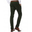 Levné pánské kalhoty v zelené barvě