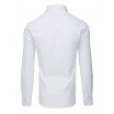 Pánská košile slim fit s dlouhým rukávem bílé barvy