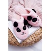 Dámské pantofle v růžové barvě s motivem pandy
