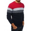 Moderní pánský svetr v bordó barvě