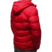 Pánská zimní bunda v červené barvě