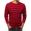 Klasický pánský svetr v červené barvě