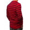 Klasický pánský svetr v červené barvě