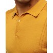 Žlutý pánský svetr s klasickým límcem