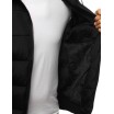 Zateplená pánská zimní bunda v černé barvě