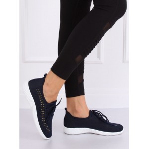 Moderní dámská sportovní obuv tmavě modré barvy