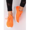 Prodyšné dámské oranžové fitness tenisky