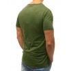 Pánské tričko zelené barvy s krátkým rukávem