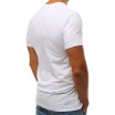 Bílé pánské letní tričko s barevným potiskem
