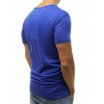 Pánské tričko modré barvy s krátkým rukávem