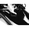 Pánské společenské kožené boty v černé barvě