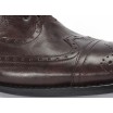 Kvalitní pánské kožené boty v hnědé barvě