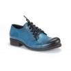 Kvalitní pánské kožené boty COMODO E SANO v modré barvě