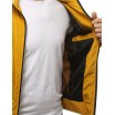 Stylová žlutá sportovní bunda s dvěma vnějšími kapsami