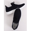 Černé sportovní dámské botasky v černé barvě