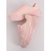 Kotníkové dámské tenisky v růžové barvě