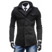 Zimní pánský černý kabát