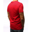 Pánské originální tričko na léto v červené barvě