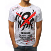 Pánské triko s textem NO WAR v bílé barvě