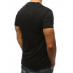 Pánské triko s krátkým rukávem v černé barvě