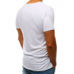 Originální pánské bílé tričko s výrazným potiskem