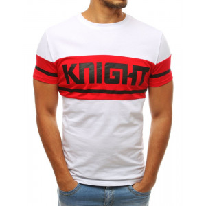 Bavlněné pánské letní tričko s nápisem KNIGHT