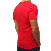 Červené pánské tričko s designovým potiskem