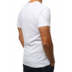 Kvalitní pánské bílé tričko s černým potiskem SECRET