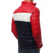 Červená pánská přechodná bunda v módní trojkombinaci