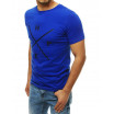 Pánské modré tričko s potiskem a nápisem HOPE