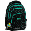 Černá školní taška s hvězdičkami v dvoudílném setu