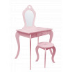 Kvalitní dětský toaletní stolek růžové barvy