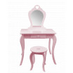 Kvalitní dětský toaletní stolek růžové barvy