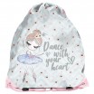 Trendová 4-dílná školní taška s malou baletkou