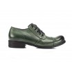 Zelené pánské kožené boty COMODO E SANO