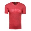 TRASH pánské tričko v červené barvě