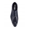 COMODO E SANO elegantní pánská kožená obuv černé barvy