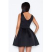 Luxusní dámské černé šaty áčkového střihu