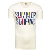 Summer surfing pánské tričko ve žluté barvě