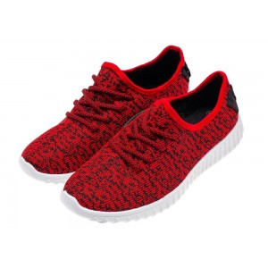 Pánská outdoorová obuc červené barvy 