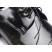 Kožené boty pánské černé barvy COMODO E SANO
