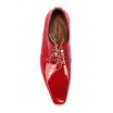 Pánské červené lesklé kožené boty COMODO E SANO