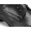 Černé kožené pánské společenské boty COMODO E SANO