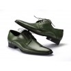 Zelené šněrovací kožené boty pro pány COMODO E SANO