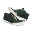 Pánská sportovní kožená obuv zelené barvy COMODO E SANO