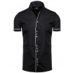 Moderní pánská košile černé barvy