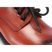 Kožené boty hnědo oranžové barvy na šněrování pro pány COMODO E SANO