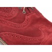 Pánské kožené boty vínové barvy na šněrování COMODO E SANO
