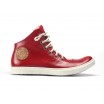 Pánské kožené boty s tkaničkami červené barvy COMODO E SANO